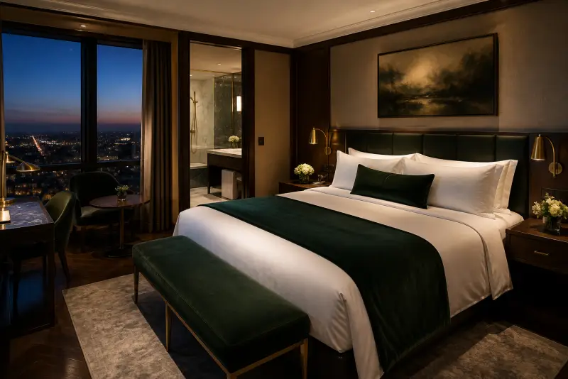 Pokój w hotelu Golden Lounge z widokiem na miasto